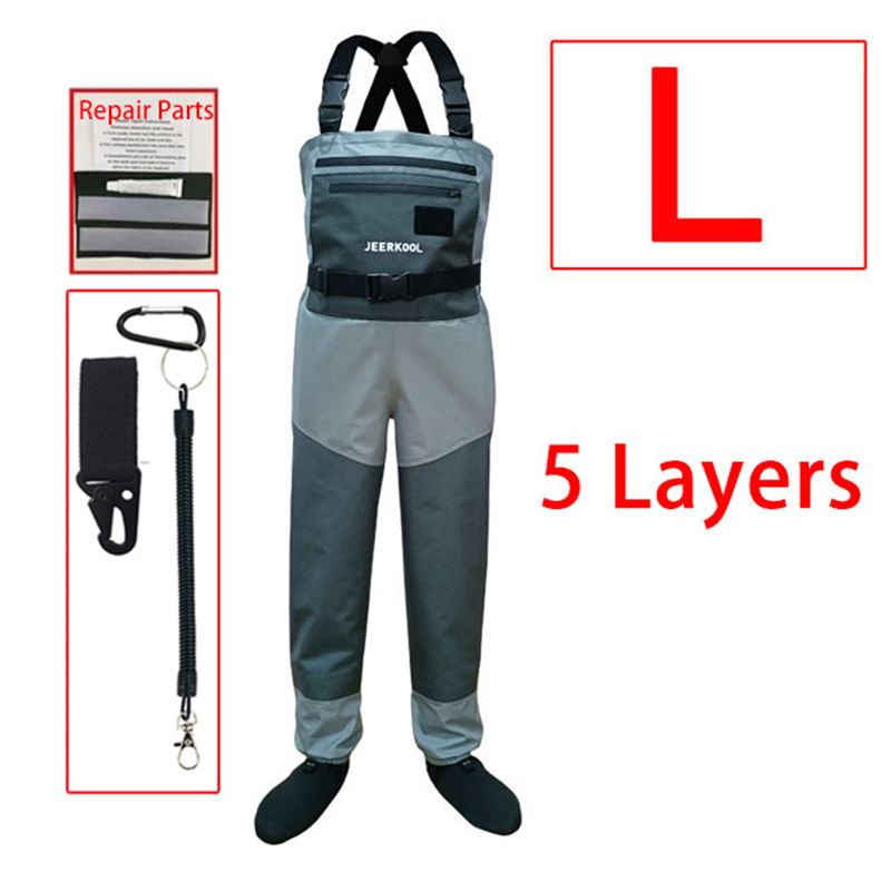 Миниатюра: Waterproof Hunting Fishing Waders with Neoprene Socks for River Sea Fishing
