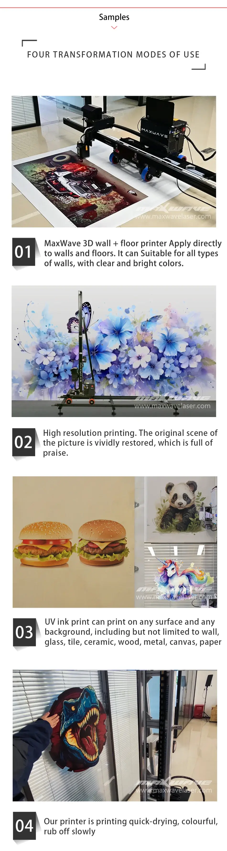 Thumbnail: High Quality Laser 5D Wall Inkjet Printer 3D Wall Floor Art Printing Machine