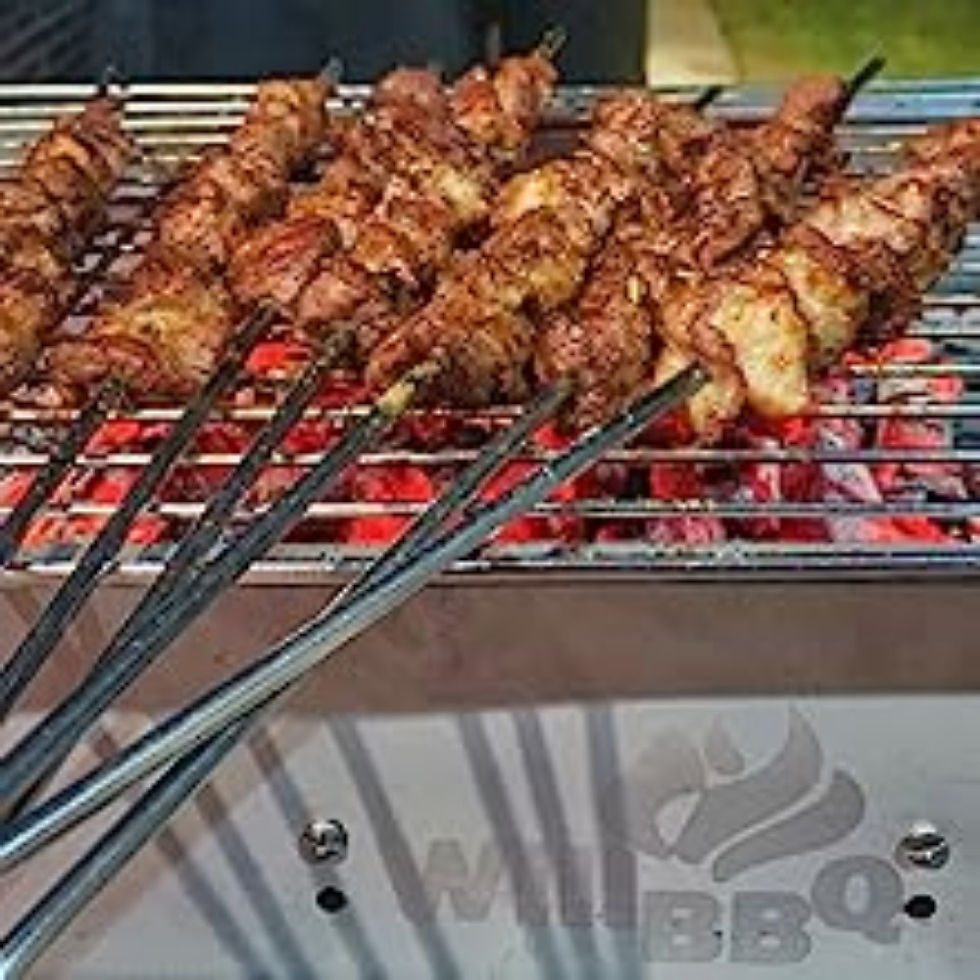 Thumbnail: Commercial Quality Charcoal Grill Hibachi BBQ Lamb Skewer Camping Barbecue Grill