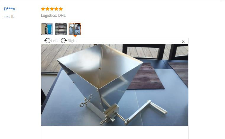 Miniatura: Stainless Steel 2 Rollers Grinder Crusher Powder Grain Mill For Home 