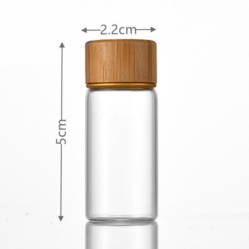 Thumbnail: Screw Mouth Permeable Glass Tube Sealed Medicine Capsule Air Separation Bottle
