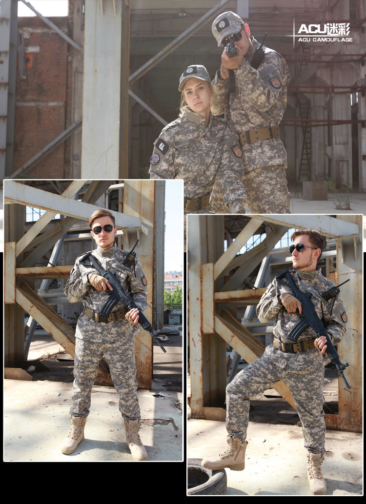 Миниатюра: Hiking Sport Jacket + Pants Hunting Clothes Ghillie Suit Training Uniform