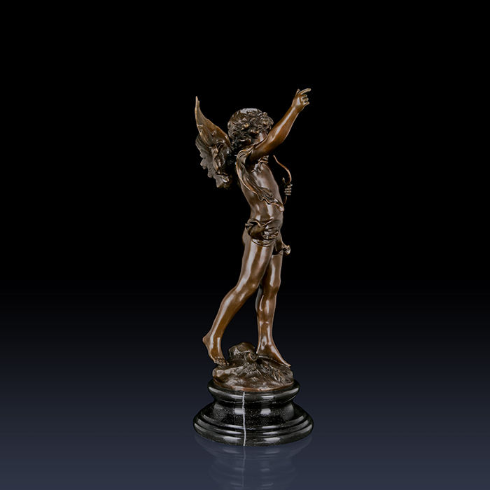ภาพขนาดย่อ: Sculpture Cupid Statue Auguste Moreau Bronze Greek Mythology Love God Eros