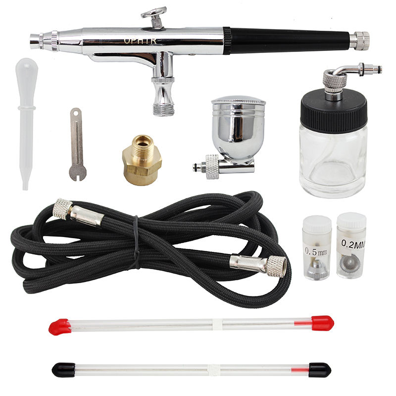 Thumbnail: Airbrush Compressor Kit Body Art Tattoo Facial Skin Care Gun Kit Air Compressor