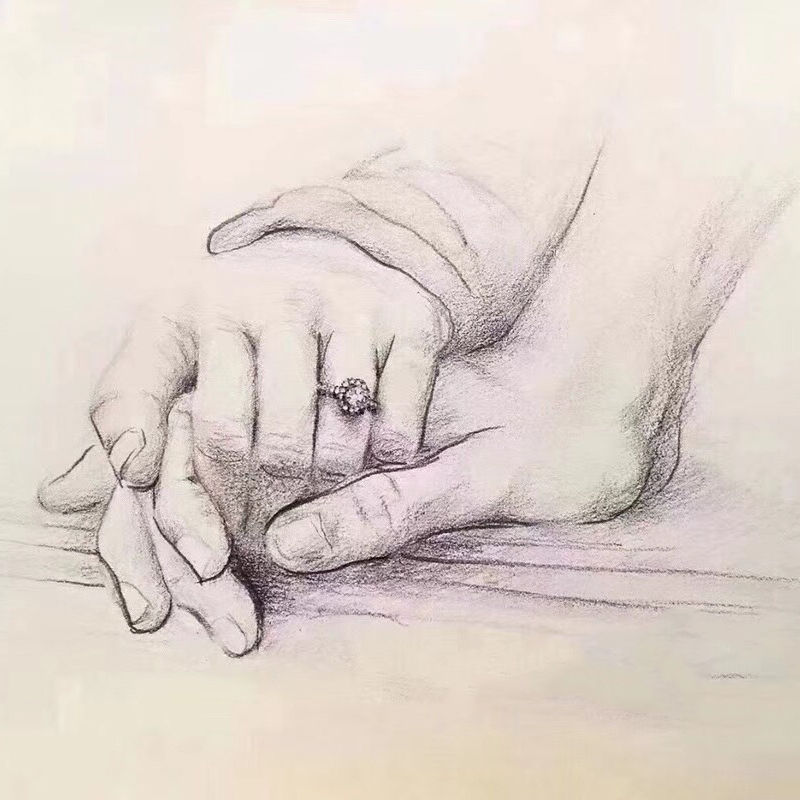 Thumbnail: Fine Jewelry Natural Yellow & White Diamonds 18K Solid Gold Square Shape Ring