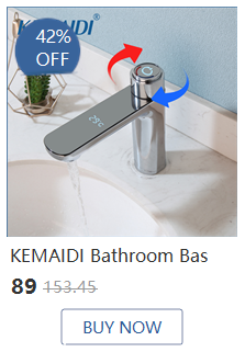 थंबनेल: Waterfall Basin Sink Faucet Glass Oval Vessel Sink Above Counter Glass Bowl