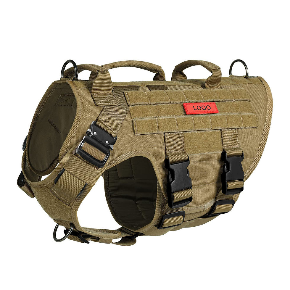 Thumbnail: Tactical Dog Harness Vest K9,Reflective Training Tactical 