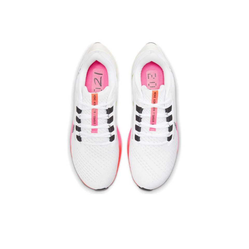 Miniatura: Original Nike Pegasus 38 White Men's Running Professional Breathable Sneakers 