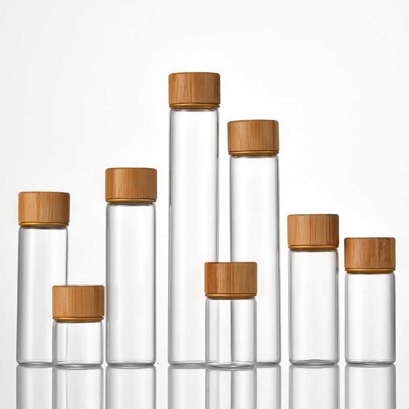 Thumbnail: Screw Mouth Permeable Glass Tube Sealed Medicine Capsule Air Separation Bottle