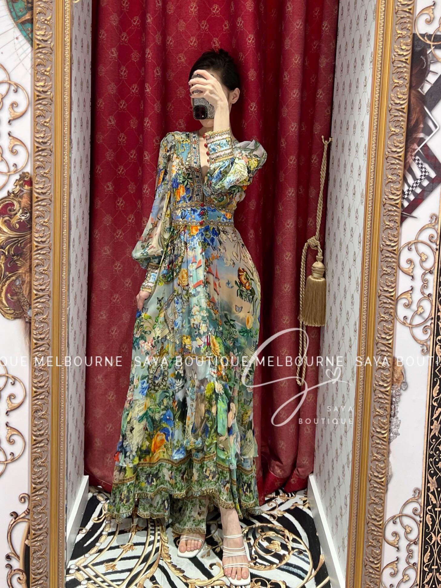 New dress with printed silk and diamond inlay, Snow White Holiday Fairy