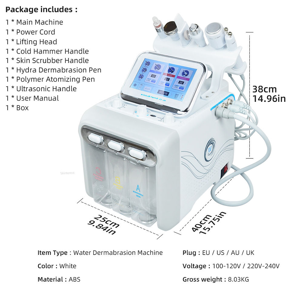 Thumbnail: Hydro Water Jet Peel Hydro dermabrasion Machine Facial Hydra Skin Care Machine