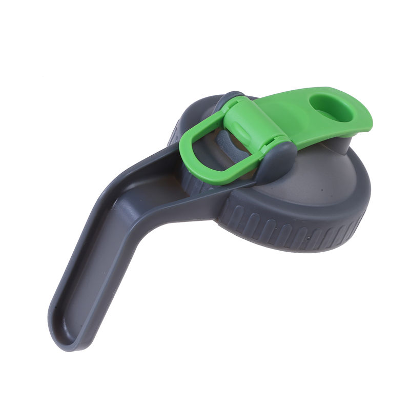 Thumbnail: Mason Jar Lids with Handle Unlined Ribbed Plastic Cup Lid Regular Mouth Mason