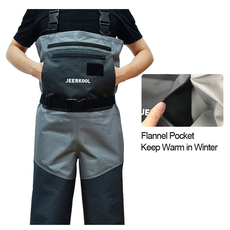 Миниатюра: Fly Fishing Waders Chest Overalls Waterproof Clothes with Soft Socks Waders Boot