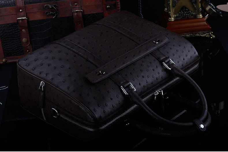 Thumbnail: Men's handbags ouru male briefcase large capacity  
