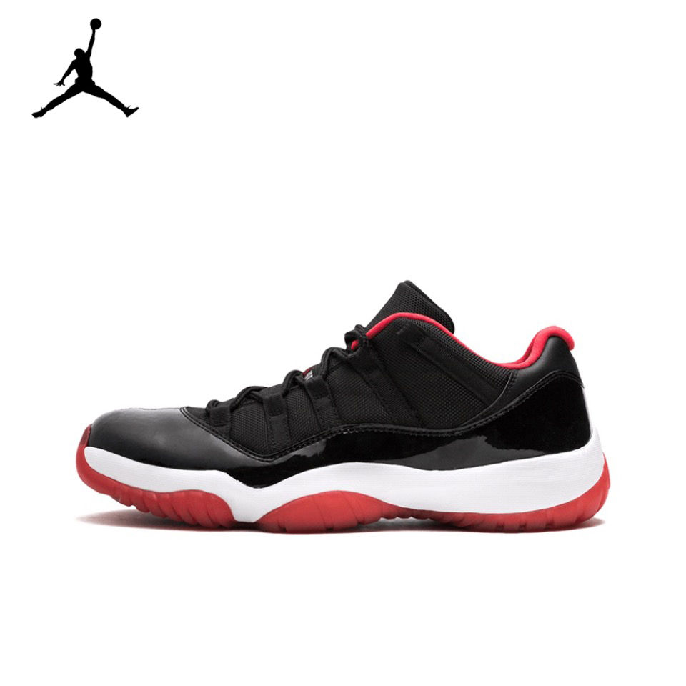 Miniatura: Original Air Jordan 11 Low “Bred" “Concord" Men Black Red White Classic Retro