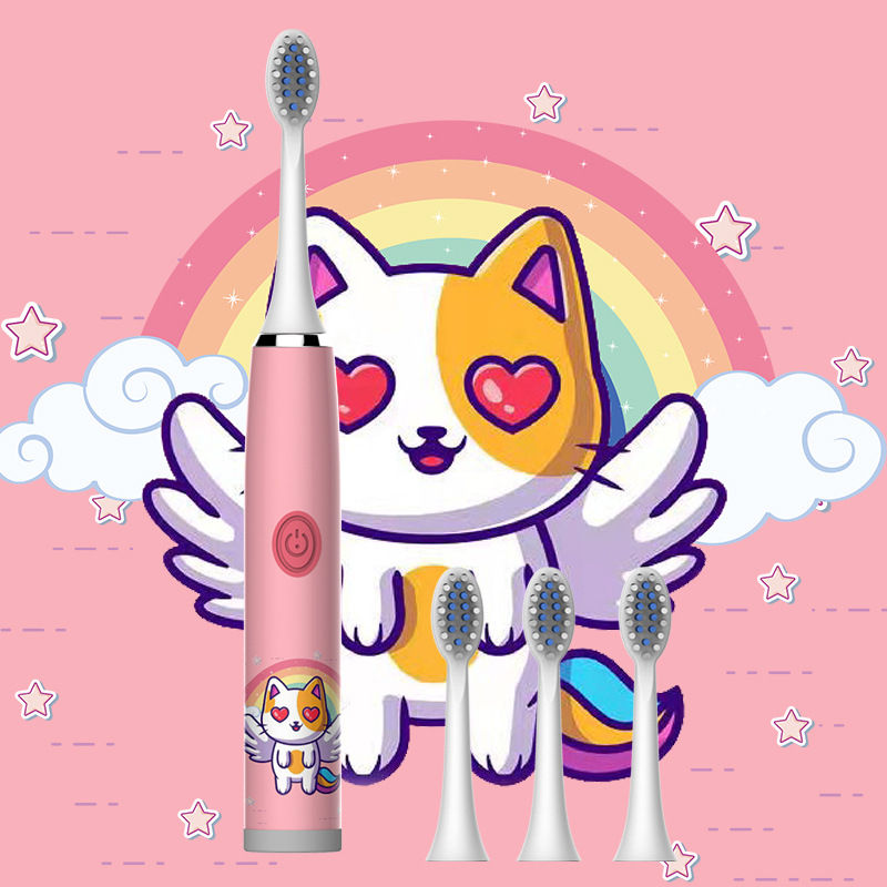 Miniatura: Electric Toothbrush Rechargeable Colorful Cartoon Brush 