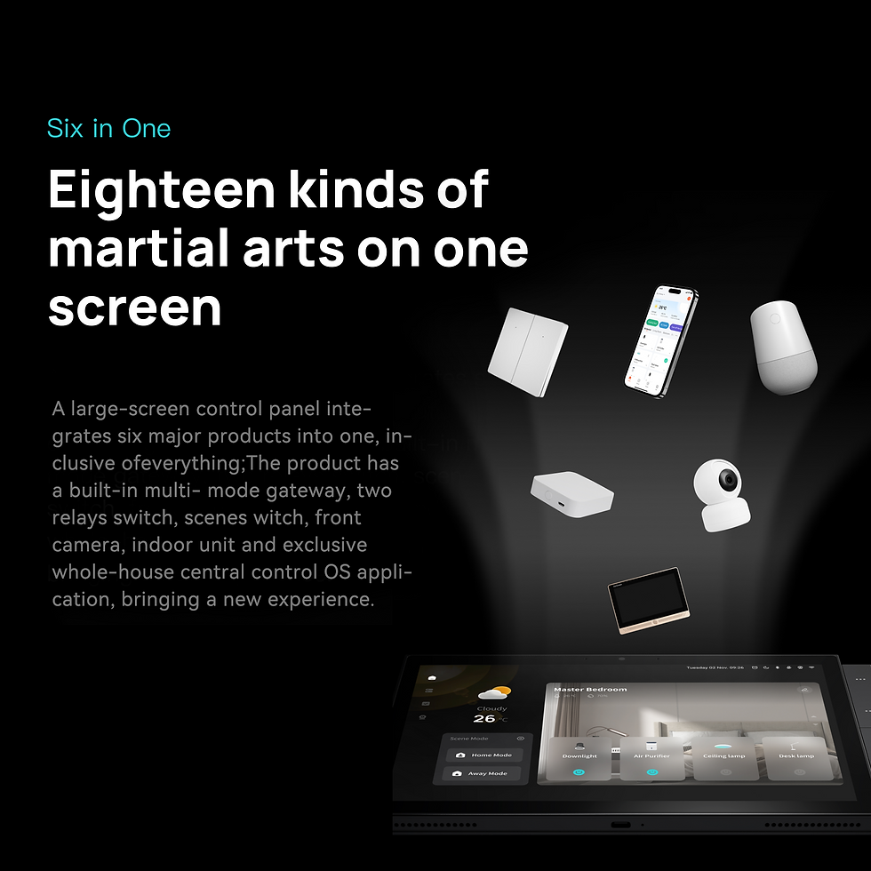 Thumbnail: Smart Home Control Panel Max 10.1inch Touch Screen Bluetooth Built-in Intercom