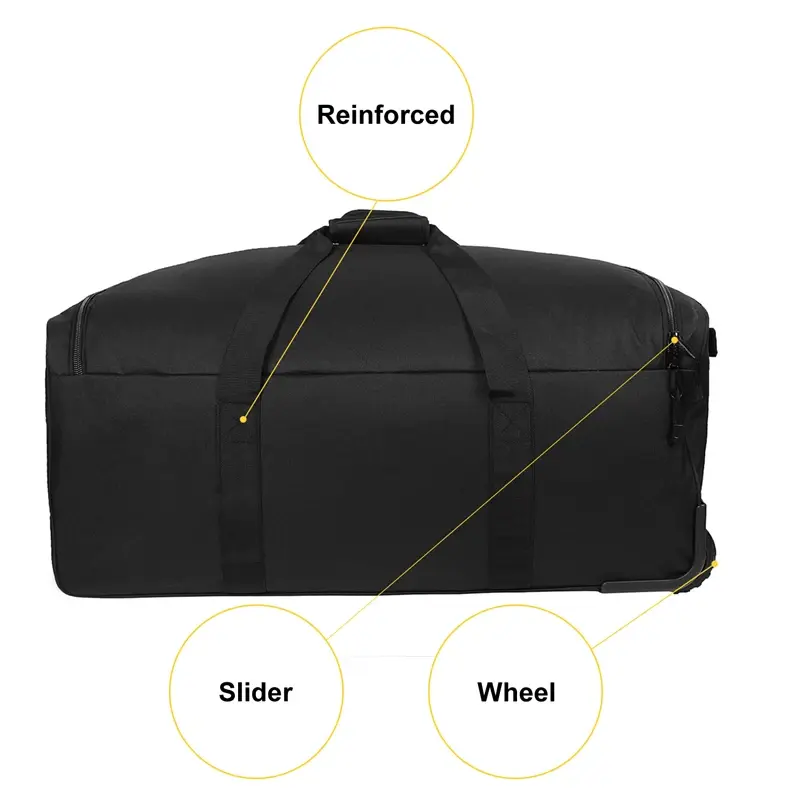 Thumbnail: 124L Large Capacity Outdoor Camping Travel Bag Large Trolley Case Waterproof 
