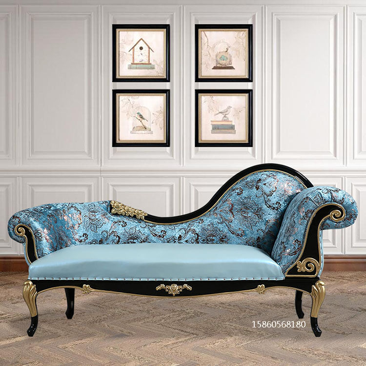 Thumbnail: Europe Wood Sofa Chair Fancy Modern Designer Individual Sofa Living Room 