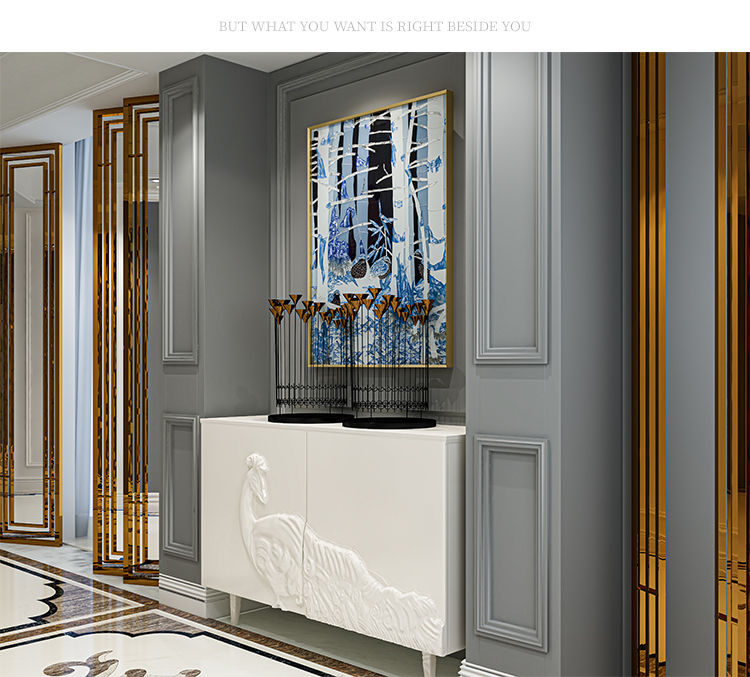 थंबनेल: Enamel Color Home Entry Entrance Painting Modern Vertical and Aisle Painting