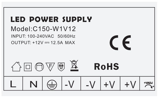 Miniatyrbild: Wholesale 70pcs/lot LED Power Supply Constant Voltage Driver AC/DC Transformer