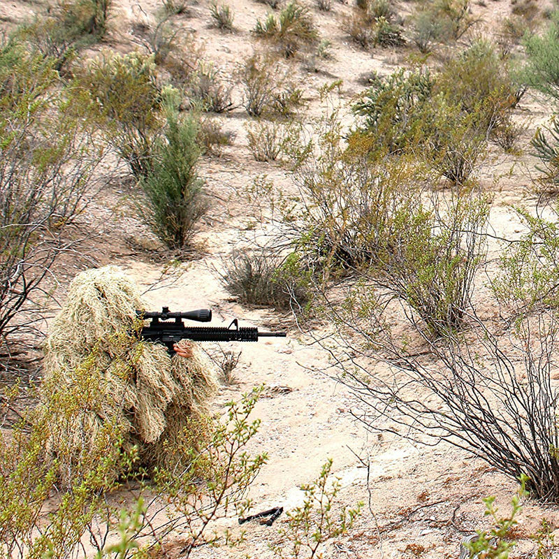 Hình thu nhỏ: Hunting Woodland Ghillie Suit Aerial Shooting Sniper Military Jungle Clothing