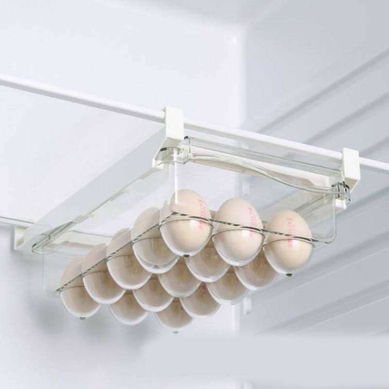 縮圖：Refrigerator Organizer Bins With Handle Pull Out 