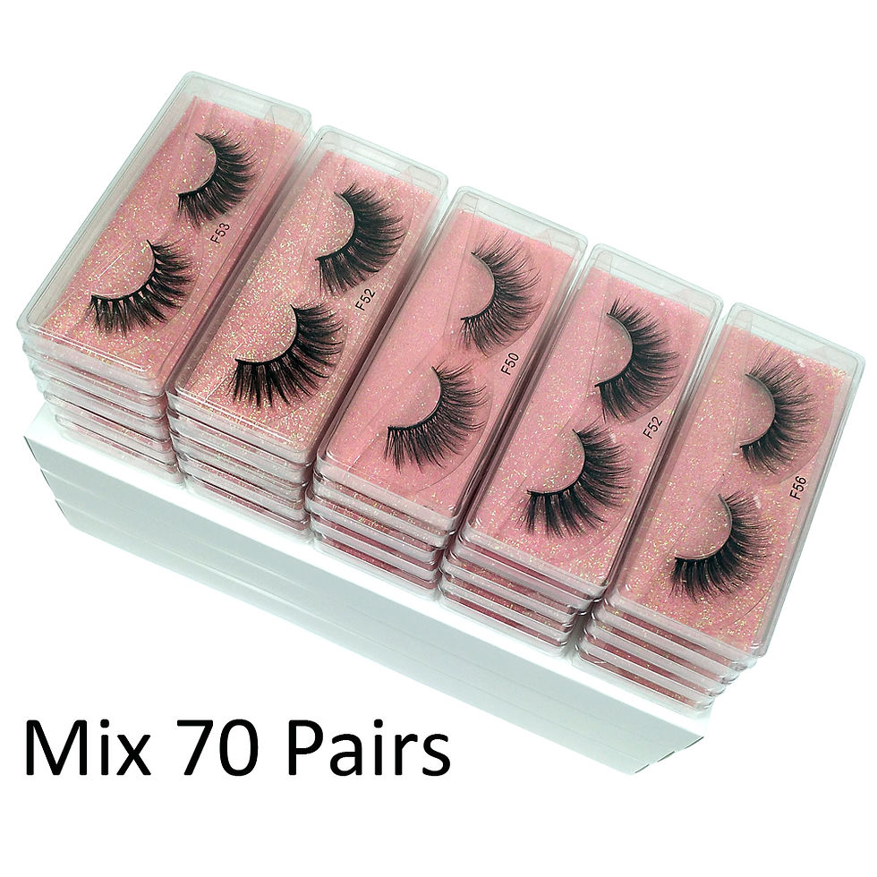 Miniatură: Lashes Bulk Mink Lashes Natural Mink Eyelashes Fluffy False Eyelashes 