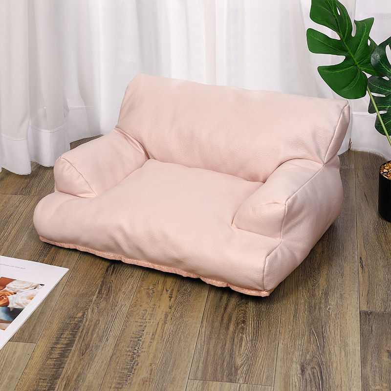 Thumbnail: Leather Pet Sofa Seasonal Universal Pet Cat Dog Sleeping Bed