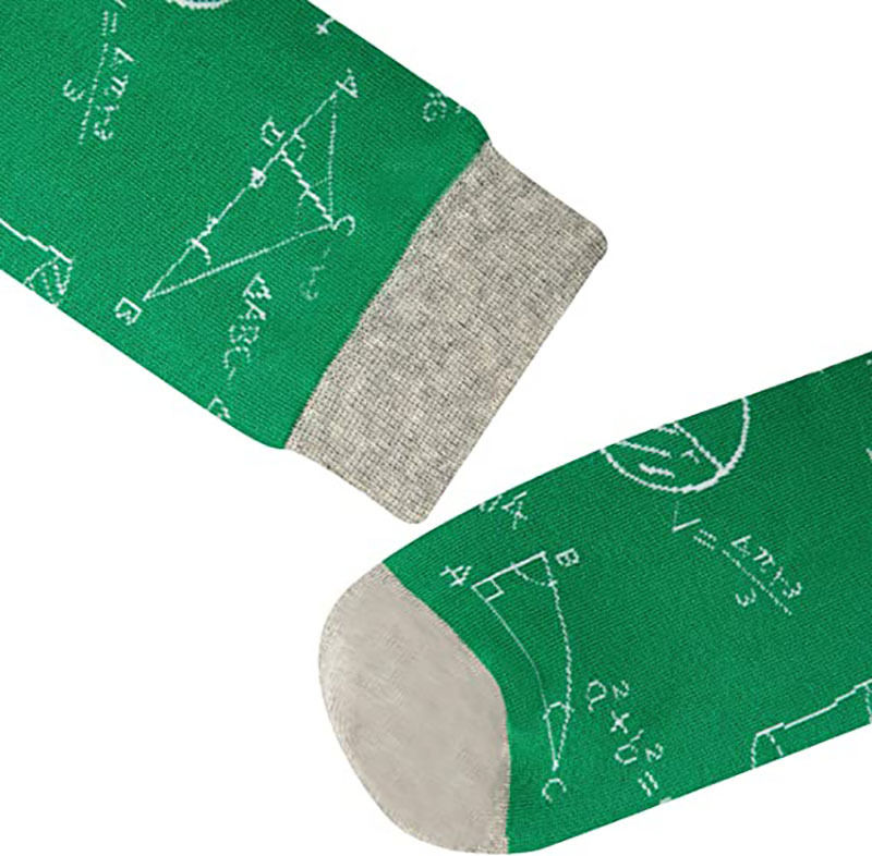 Thumbnail: Mathematical Formula Pattern Cotton Socks 