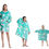 Миниатюра: Oversized Wearable Hoodie Warm Flannel Sherpa Blanket Hoodie Women Pullover 