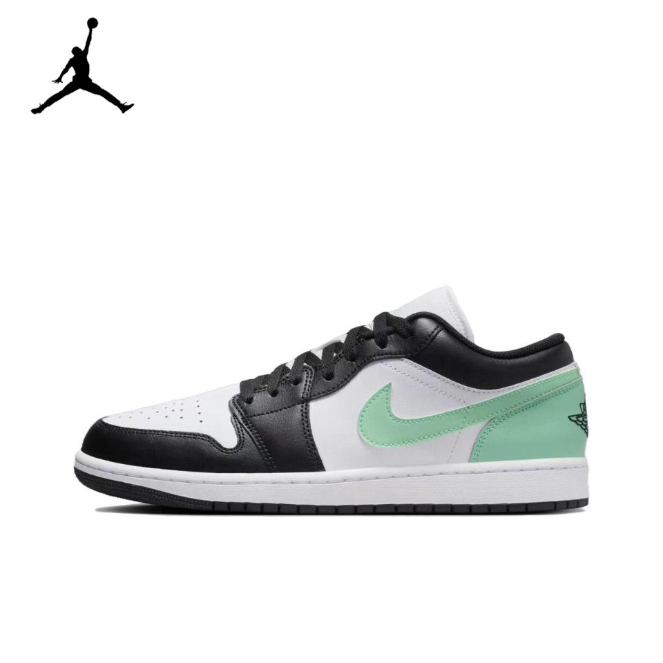 ภาพขนาดย่อ: Original Air Jordan 1 Low "Celtics""Green Toe"Green Men's Retro Basketball Shoes
