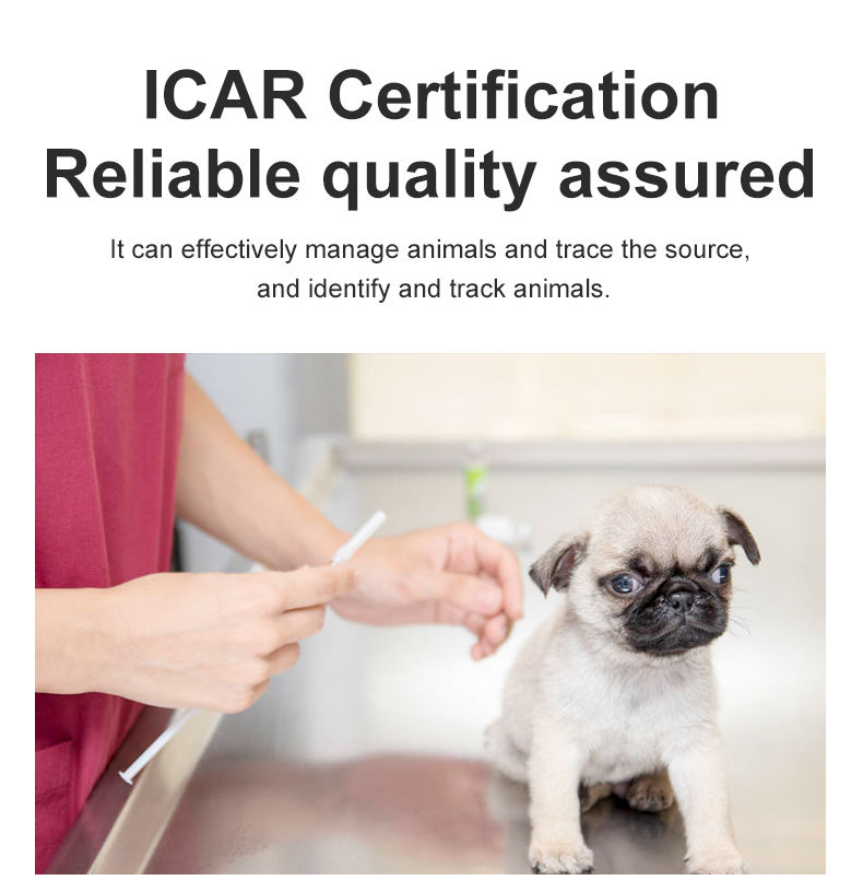 תמונה ממוזערת: Animal RFID Microchip Syringe for Cat Dog Fish Poultry Pet Animal 