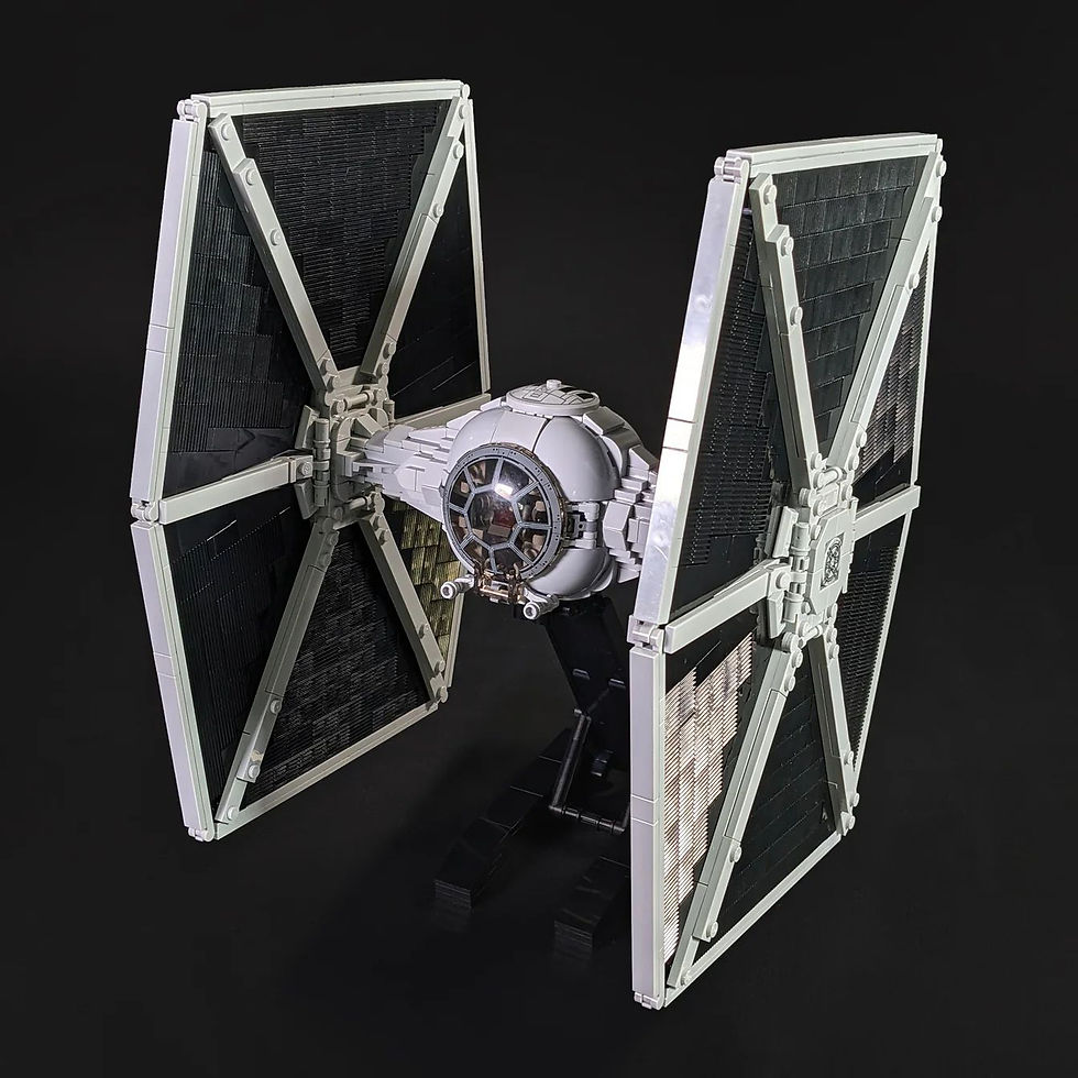 Hình thu nhỏ: Star wars Movie Spaceship Model Bricks Imperia TIE Starfighters Kits Blocks 