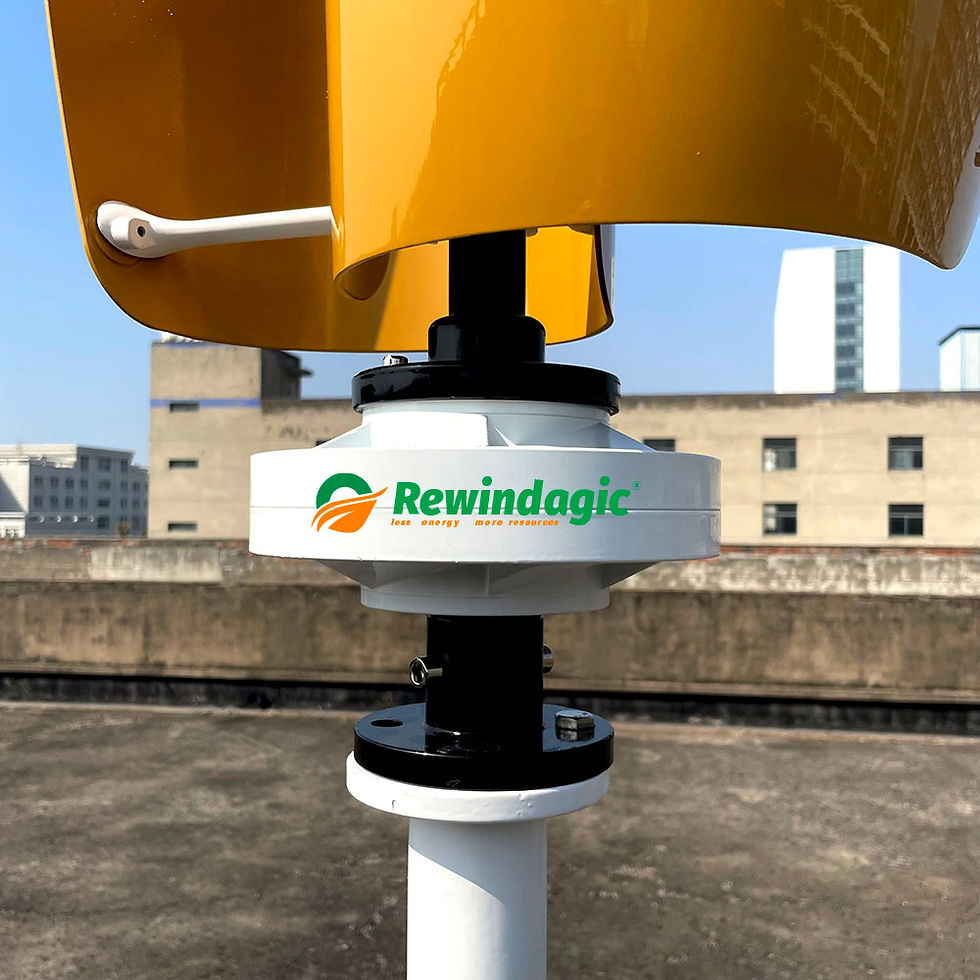 Miniatura: Wind Turbine Generator Vertical Axis Free Energy Wind Power Windmill