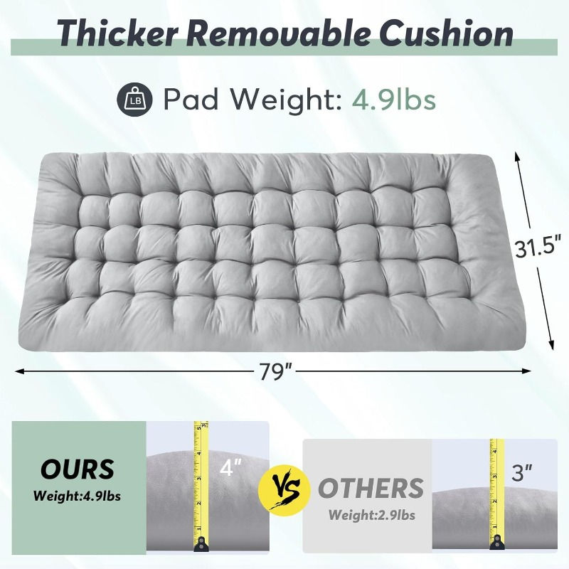 Thumbnail: XXL Folding Camping Cot for Adults Camp Cot, Oversized Sleeping Cot Mattress