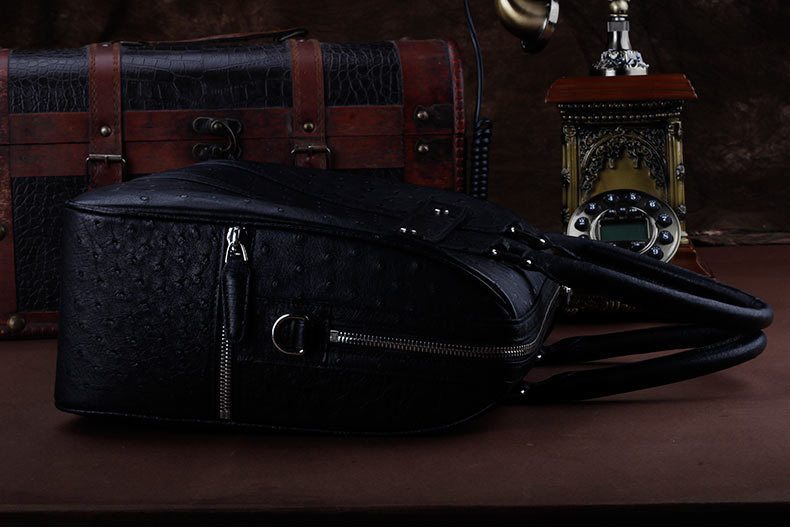 Thumbnail: Men's handbags ouru male briefcase large capacity  