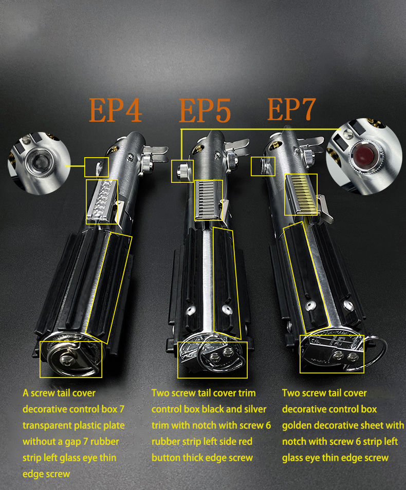 Miniatyrbilde: Graflex LUKE Lightsaber Neopixel Blade Toys for Kids