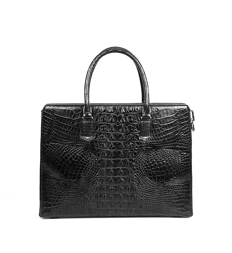 Thumbnail: Crocodile Men's bags business briefcase large capacity Combination lock handbag