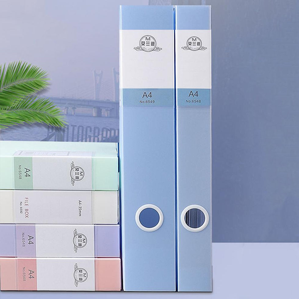 थंबनेल: A4 File Folder Stationery Storage Folder File Folder Large Capacity PVC Insert