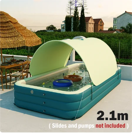 Miniatura: Inflatable Swimming Pool Canopy, Portable Swimming Pool Backyard Inflatable Pool