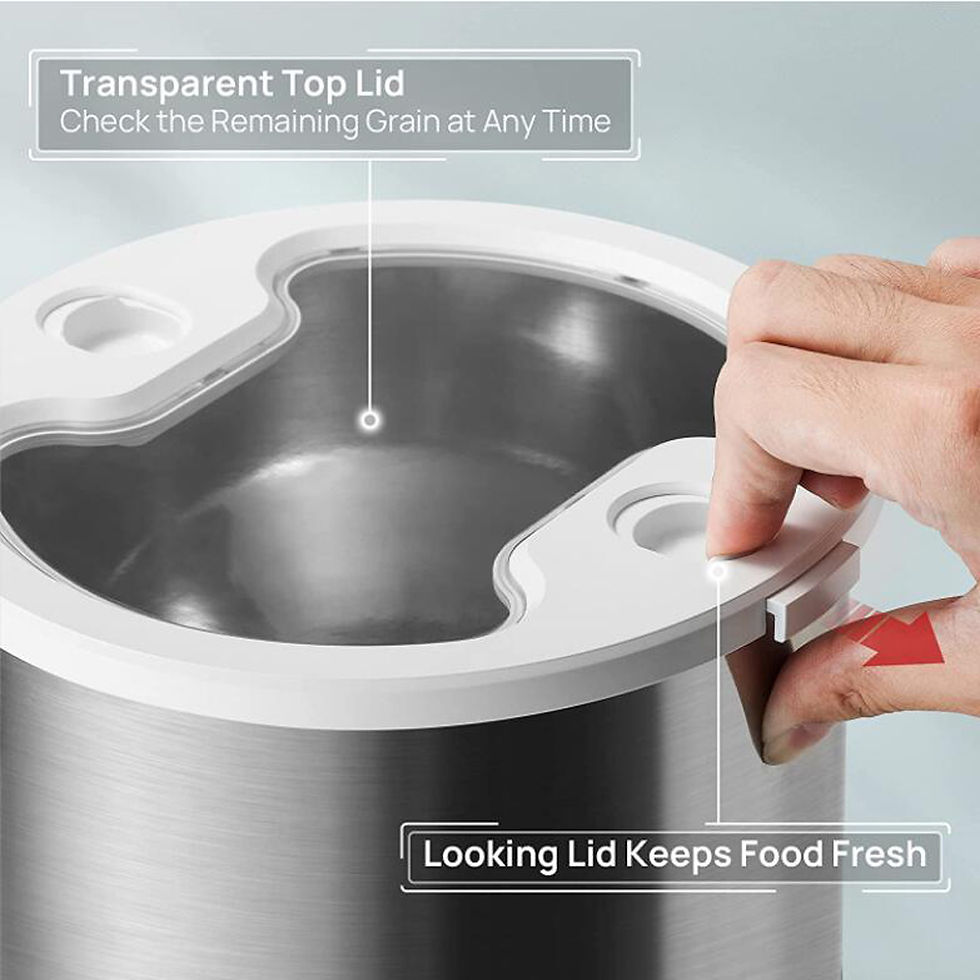תמונה ממוזערת: Smart APP Pet Feeder Cat And Dog Food Automatic Dispenser Stainless Steel Bowl 
