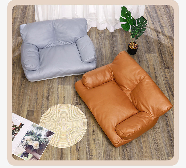 Thumbnail: Leather Pet Sofa Seasonal Universal Pet Cat Dog Sleeping Bed