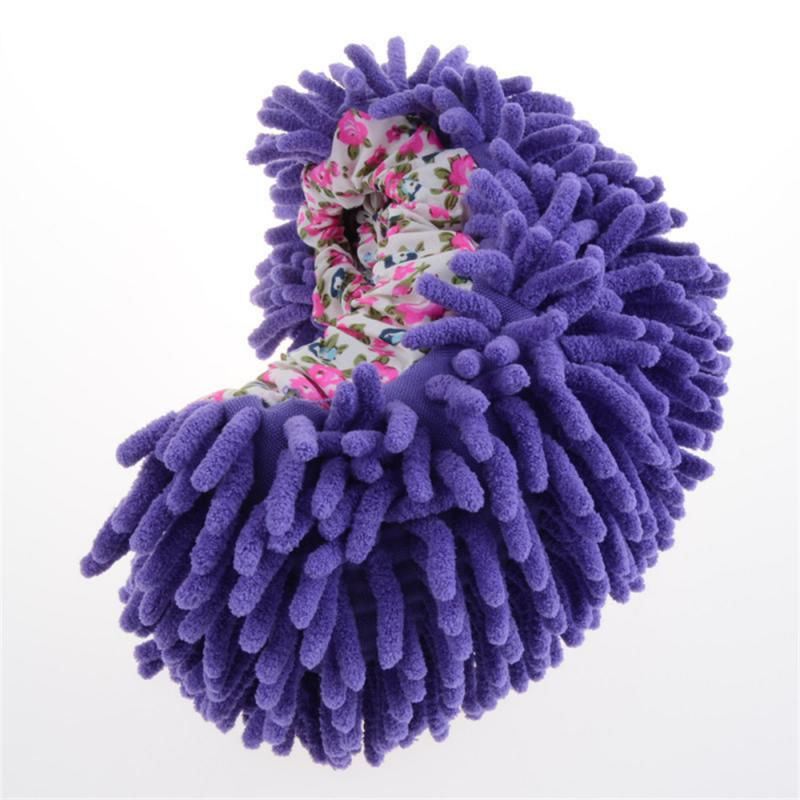 Thumbnail: Dust Mop Slippers Foot Socks Mop Caps Multi-Function Floor Cleaning 