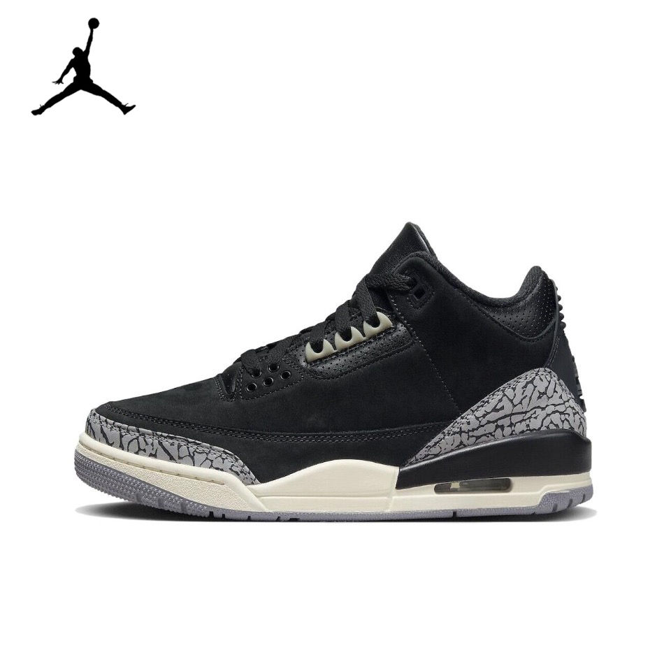 ภาพขนาดย่อ: Original Air Jordan 3 “Black Cement"  Black & White Red Chicago Classic Retro