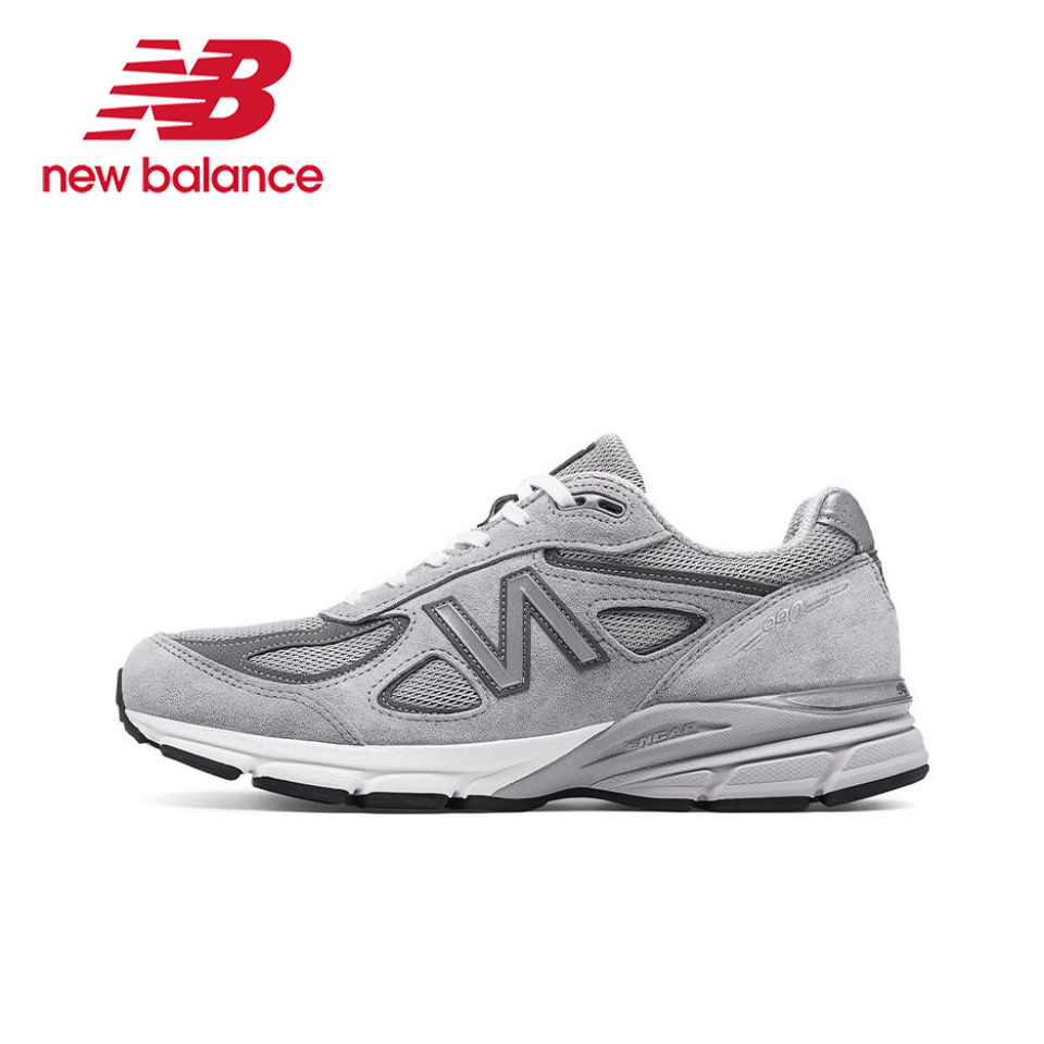 ภาพขนาดย่อ: Original New Balance NB 990 V4 Classic Vintage Mesh Fabric Leather 