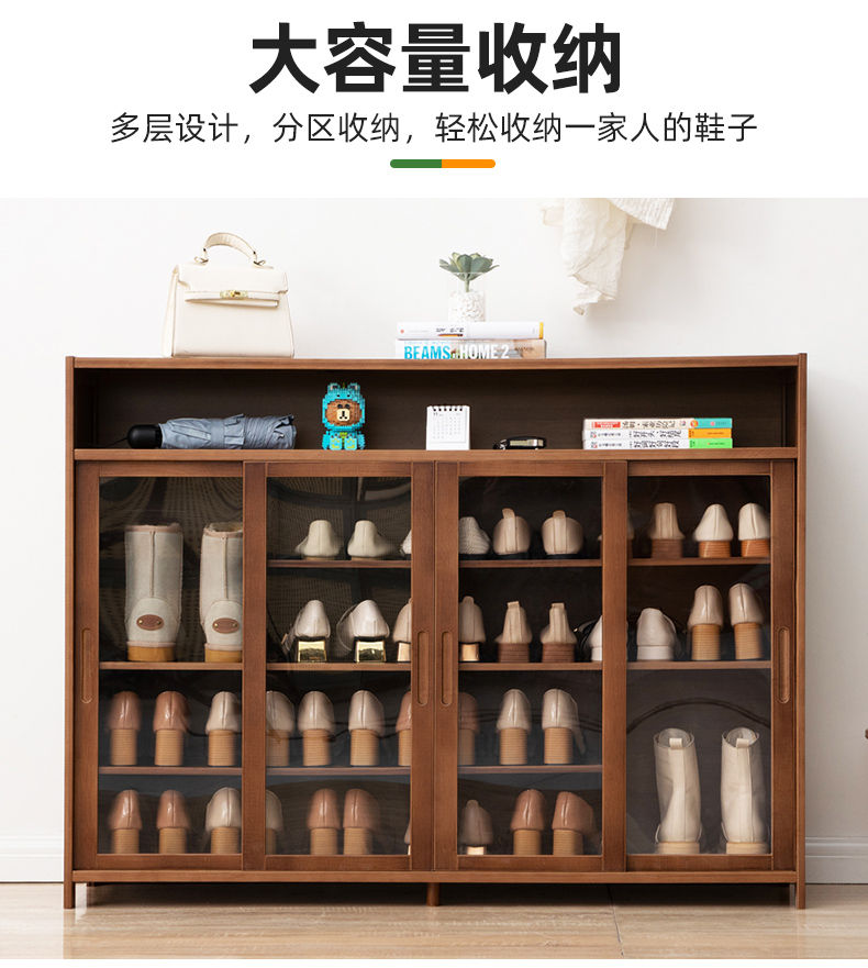 Миниатюра: Bathroom Shoe Rack Personal Vanity Vintage Hallway Divider Shoe Cabinet