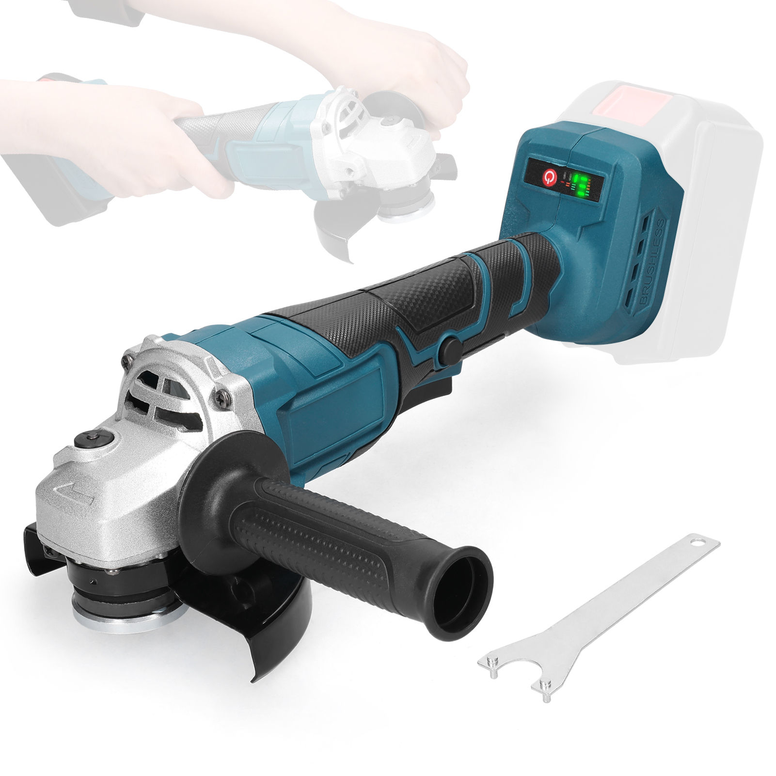 Angle Grinder Brushless Motor High Power Electric Grinding Tools
