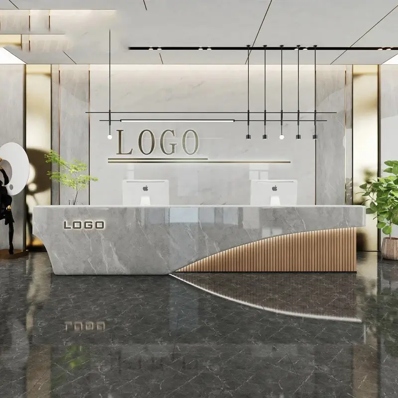 Miniaturbild: Service Counter Office Furniture Companies Desk Executive Customer Hairdressing 