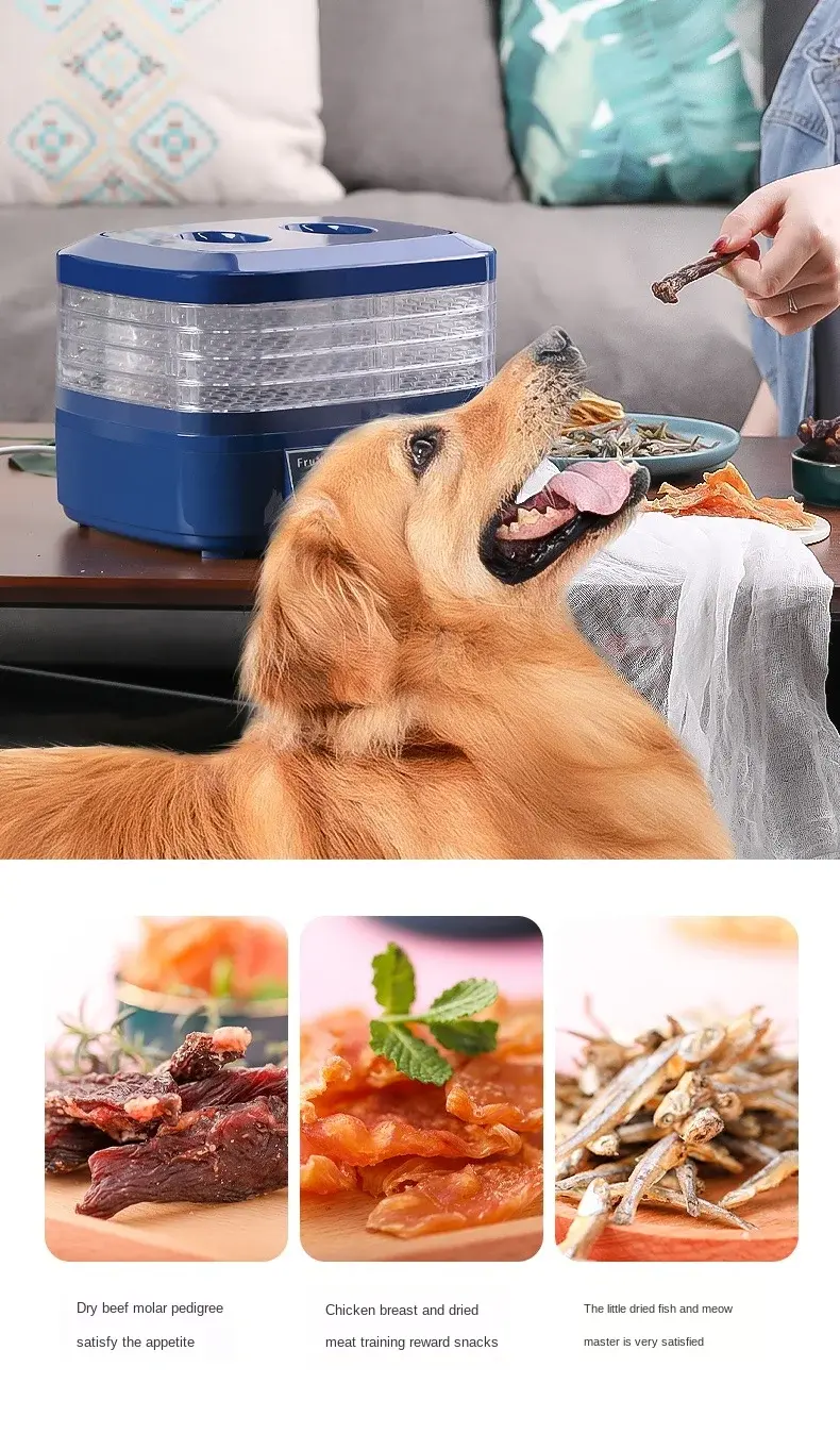 Thumbnail: 5-layer household smart fruit dryer food dryer fruit and vegetable pet meat food